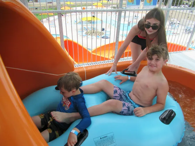 Kids, parents enjoy variety of water features